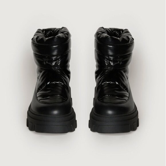 Oak + Fort Cozy Track Sole Puffer Boot Black Size 7 - Picture 7 of 12